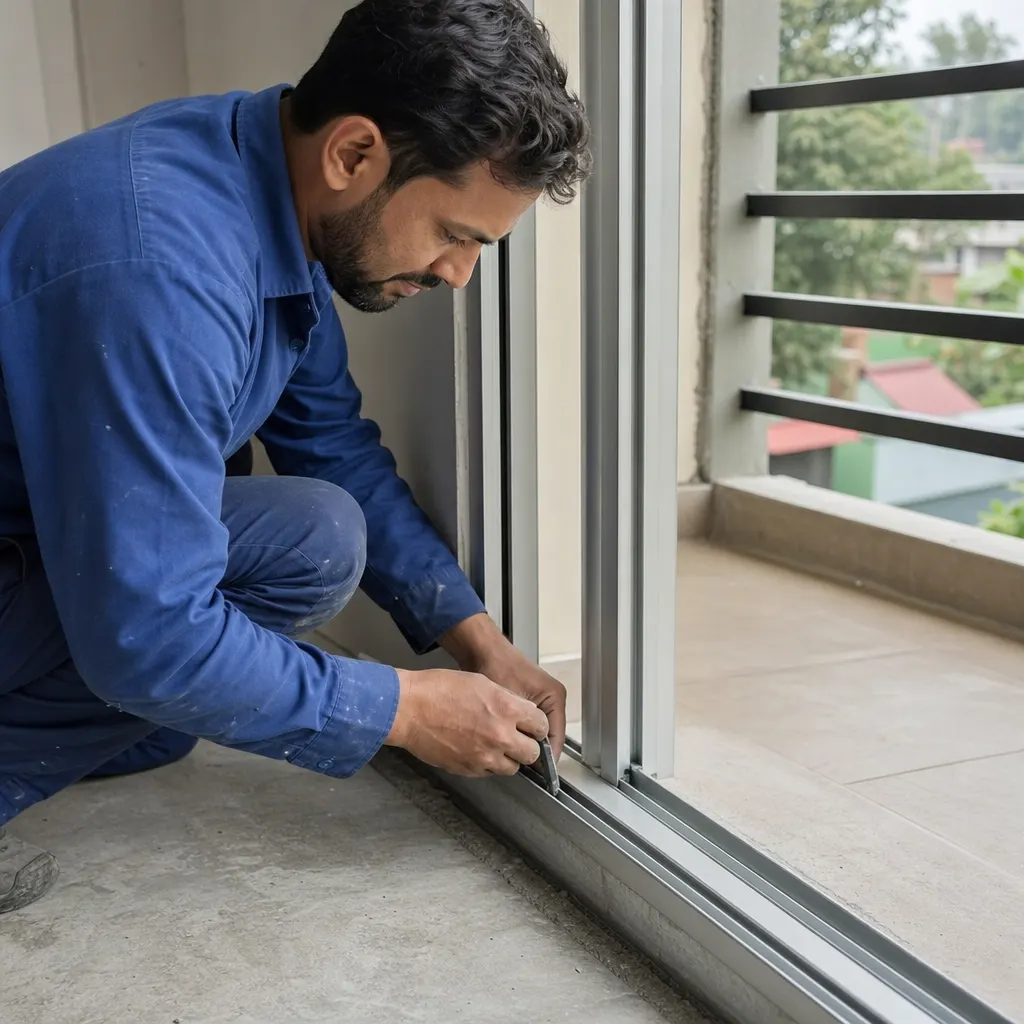 Aluminium Door Installation