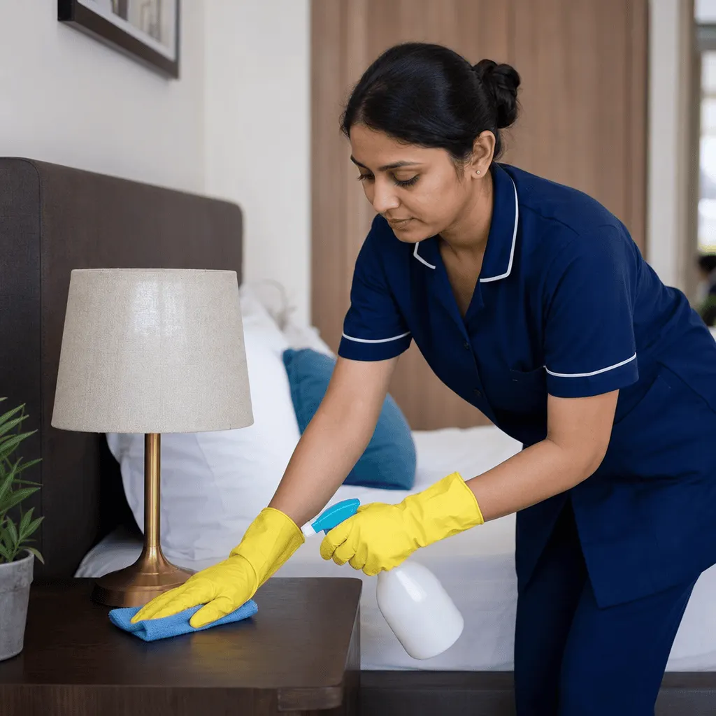 Bedroom essential cleaning