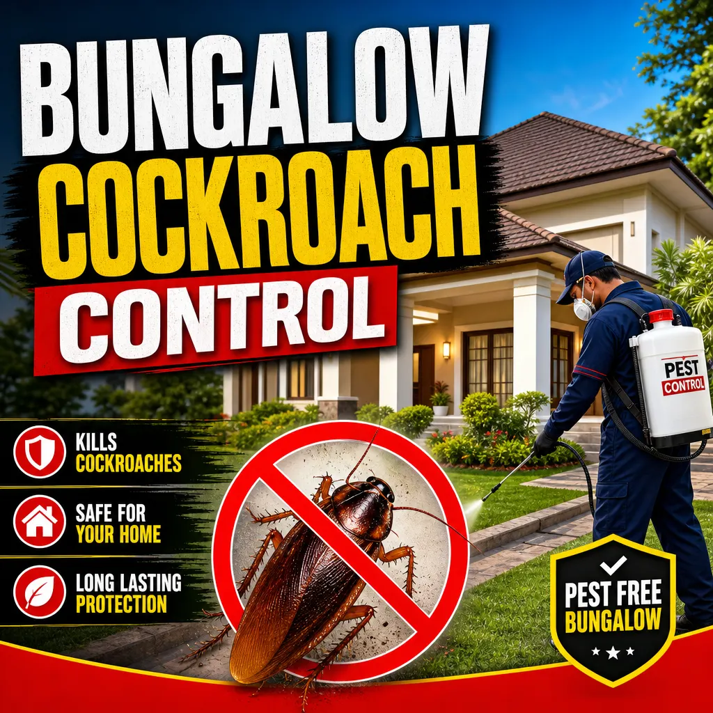 Bungalow cockroach control