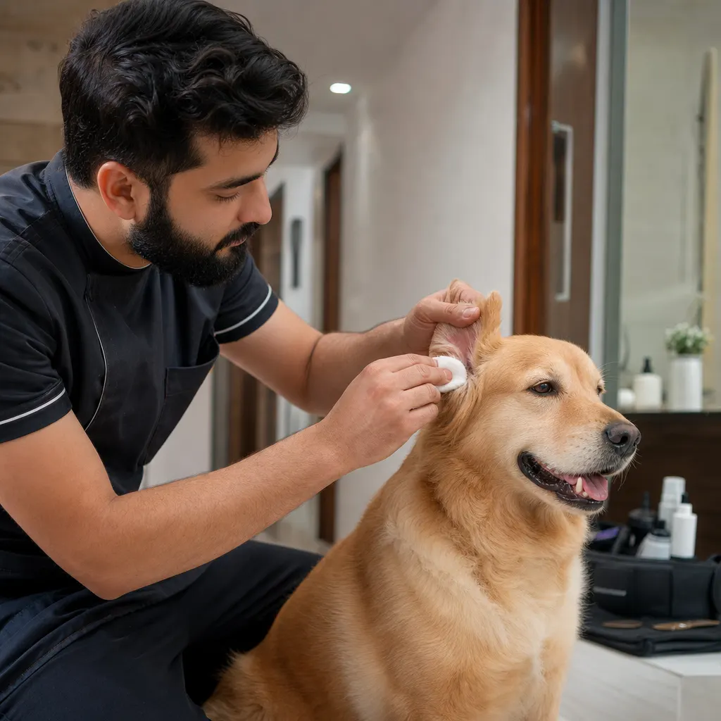 Dog Ear Cleaning