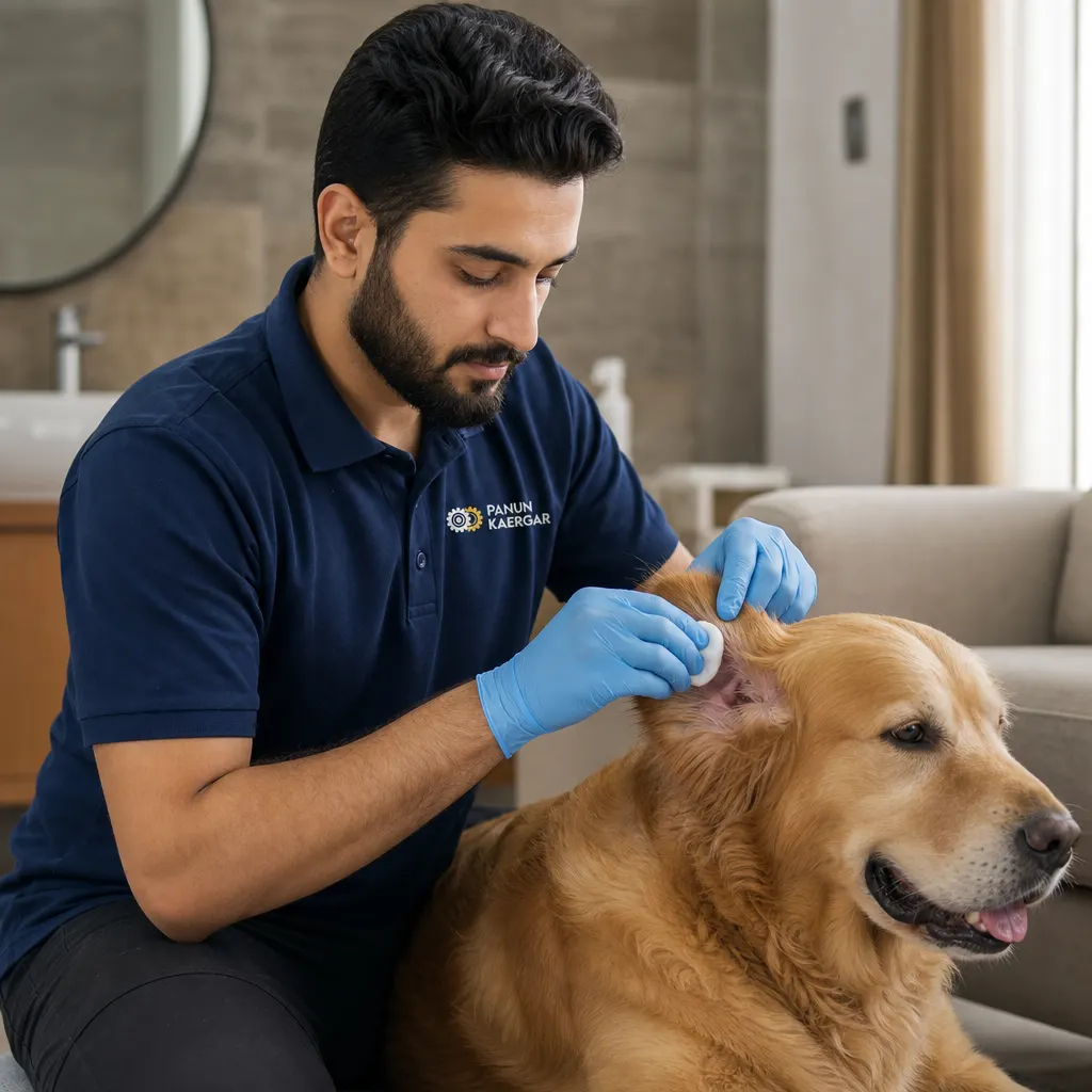 Dog Ear Cleaning