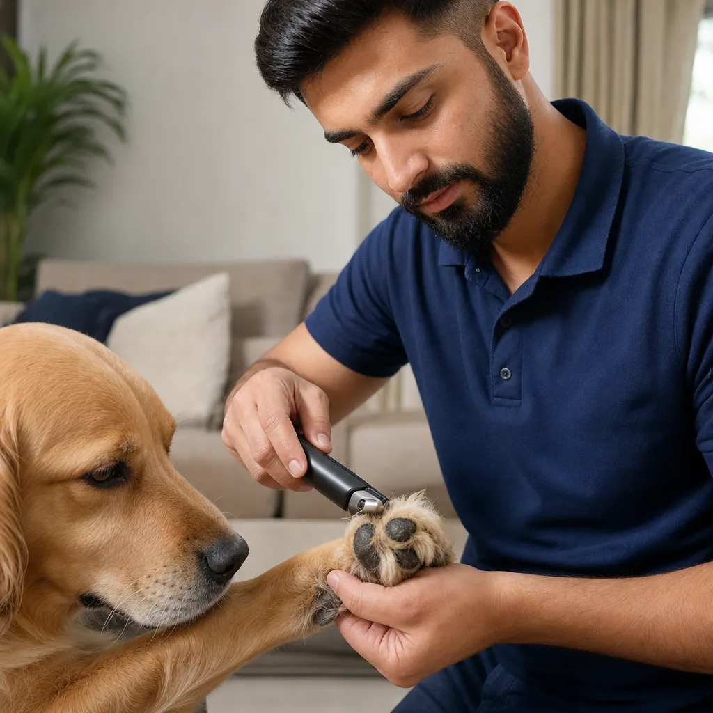 Dog Paw Pad Trim