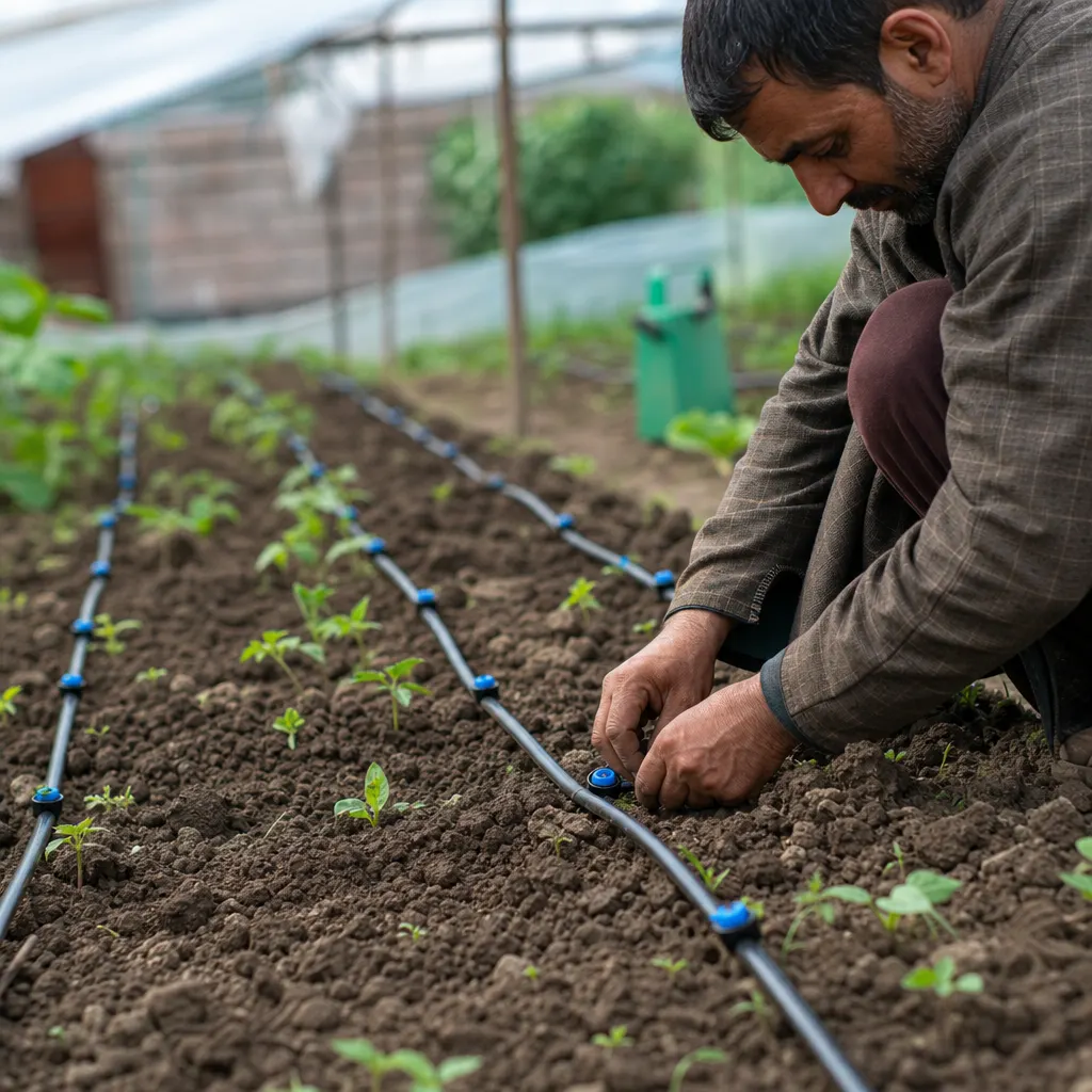 Drip Irrigation Setup