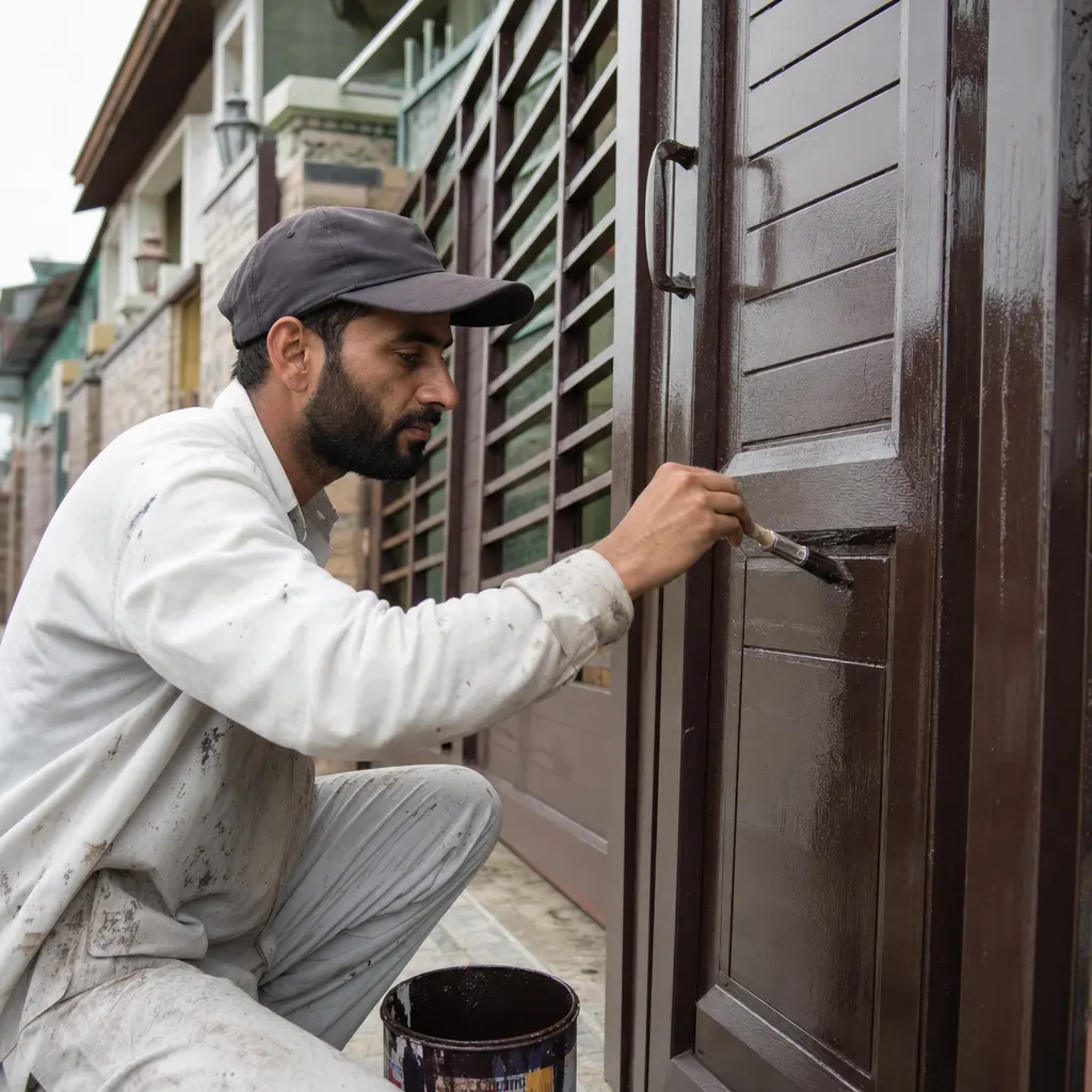 Exterior Door & Gate Painting