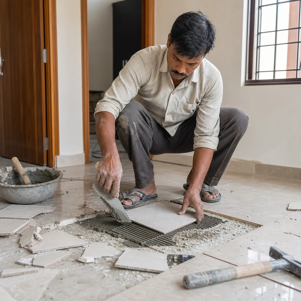 Floor Tile Repair