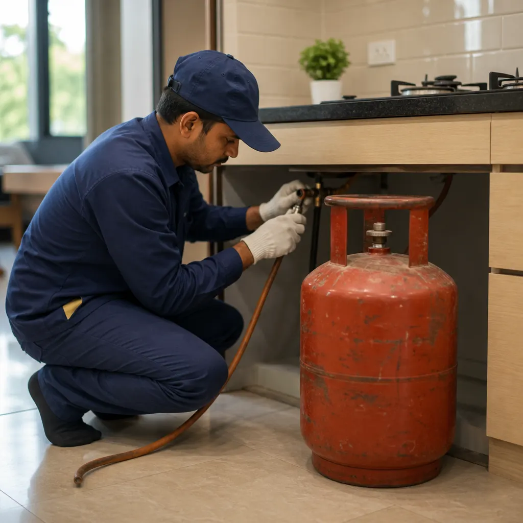 Gas refill & leak fix