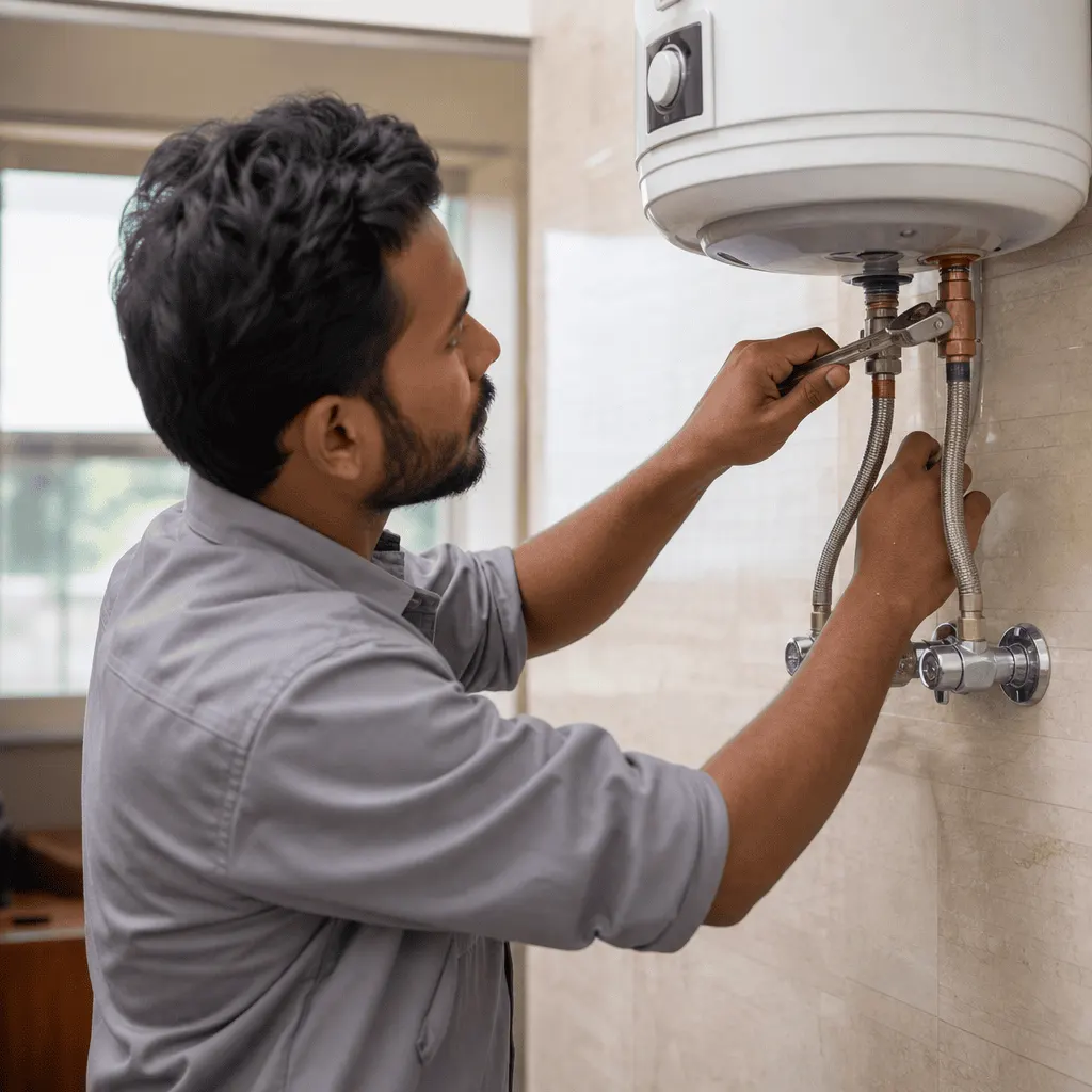 Geyser connection leakage repair