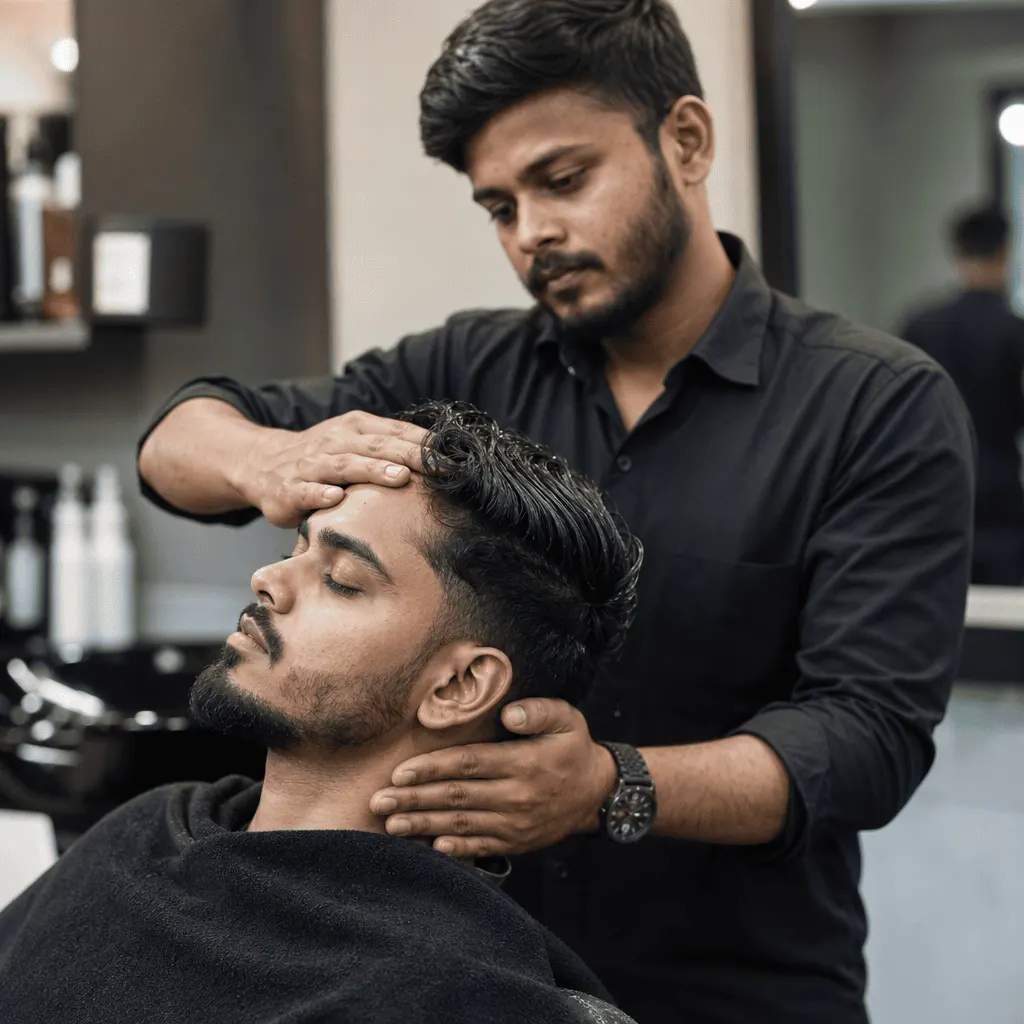 Haircut & massage
