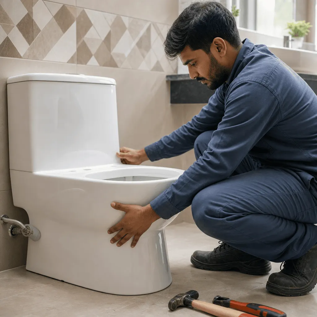 Indian toilet repair/installation