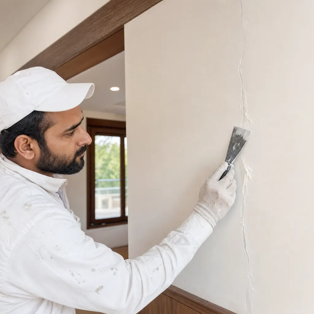 Interior Crack Filling & Repair