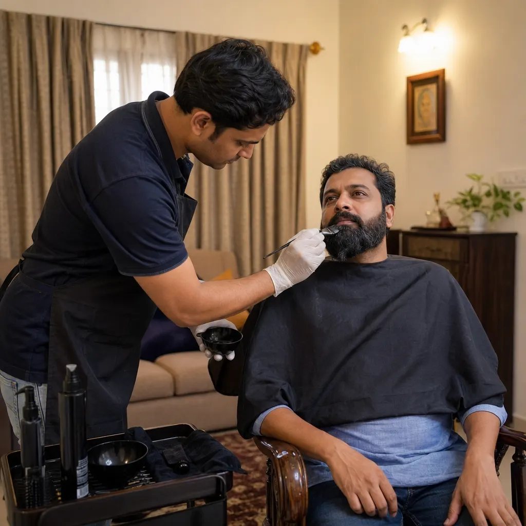 Men's Beard Coloring