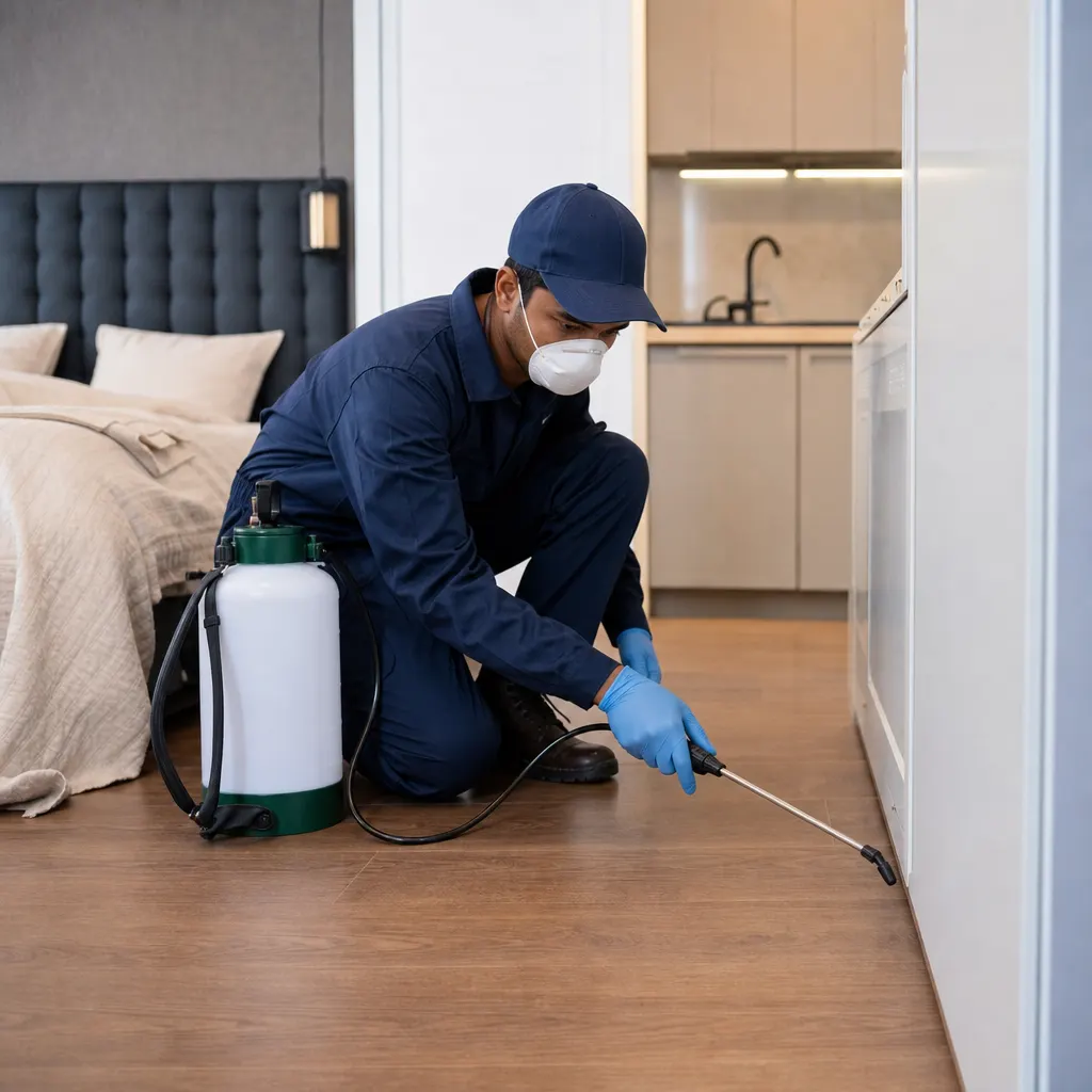 Partial home cockroach control