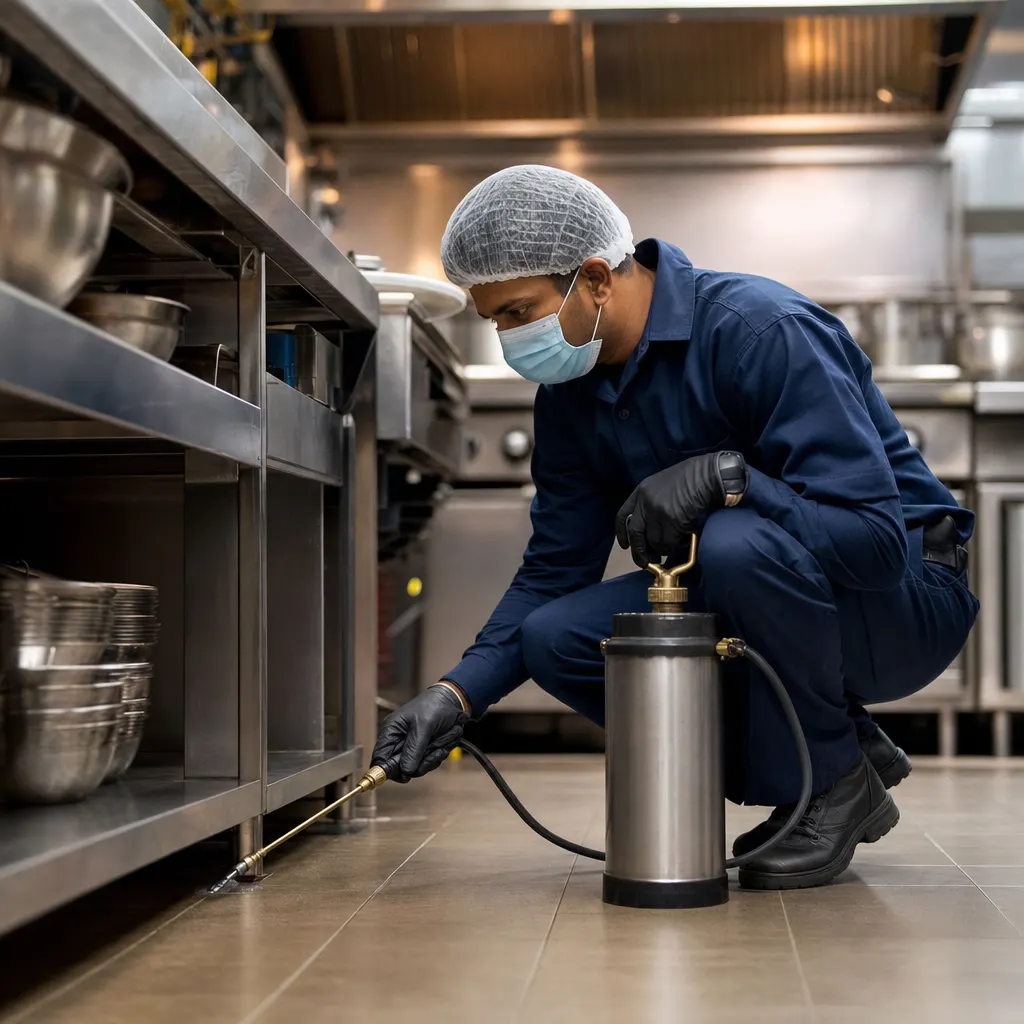 Restaurant kitchen pest control