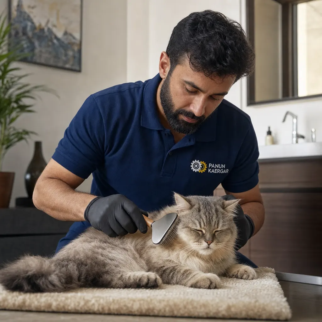 Senior Cat Gentle Groom