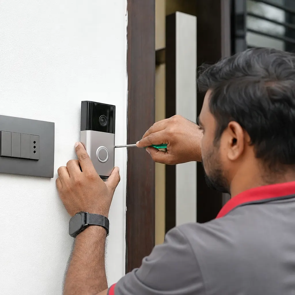 Video doorbell installation