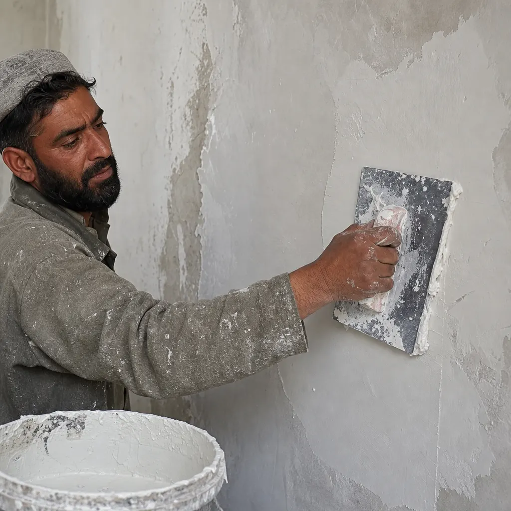 Wall Putty Application