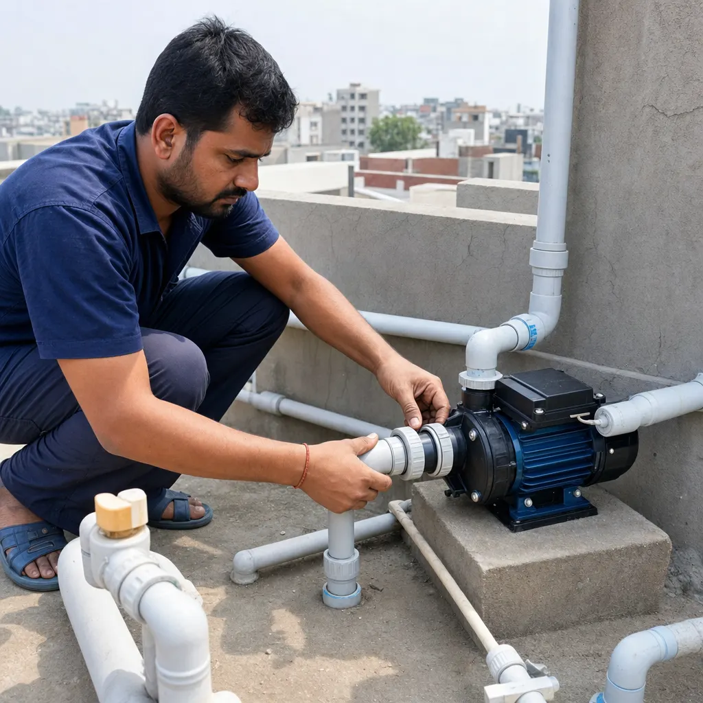 Water Motor Installation