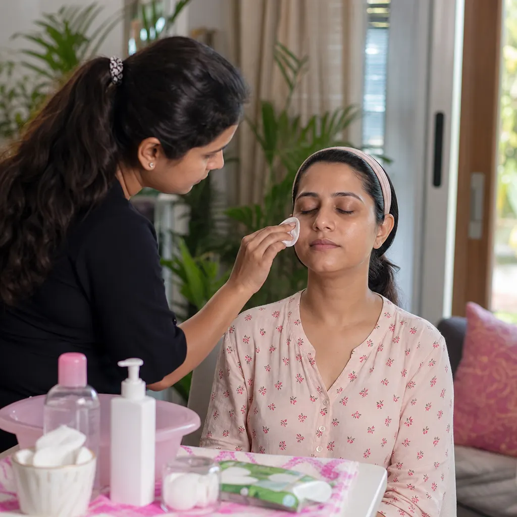 Women's Face Cleanup