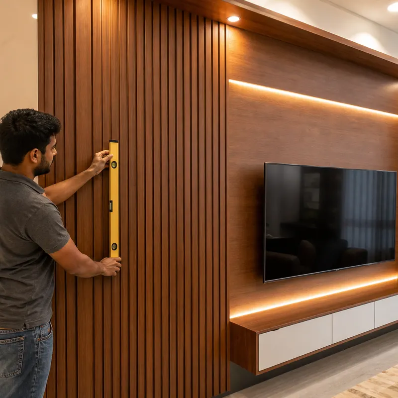Wooden Panel Installation